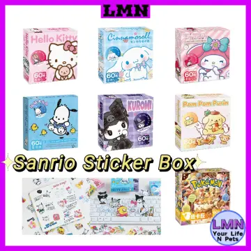 450Pcs Sanrio Kuromi Hello Kitty Sticker Book Melody Goo Card