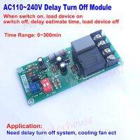 【CW】 110V 120V 220V 230V Delay Turn OFF Timer Relay Module Adjustable 0 300min for Cooling System