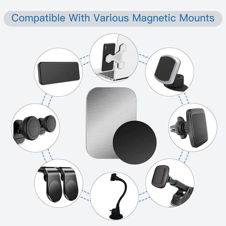 thin-metal-plate-disk-for-magnetic-car-phone-holder-iron-sheet-sticker-disk-for-magnet-tablet-desk-phone-car-stand-mount-round-car-mounts