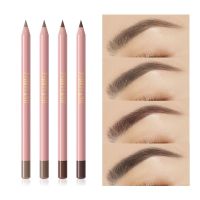 4Colors Eyebrow Pencil Waterproof Long Lasting No Blooming Rotatable Triangle Eye Brow Tattoo Pen Makeup Cosmetics