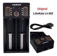 **ของแท้** LiitoKala Lii-202 เครื่องชาร์จ รองรับถ่าน AA / AAA 18650 26650 10440 14500 16340 26500