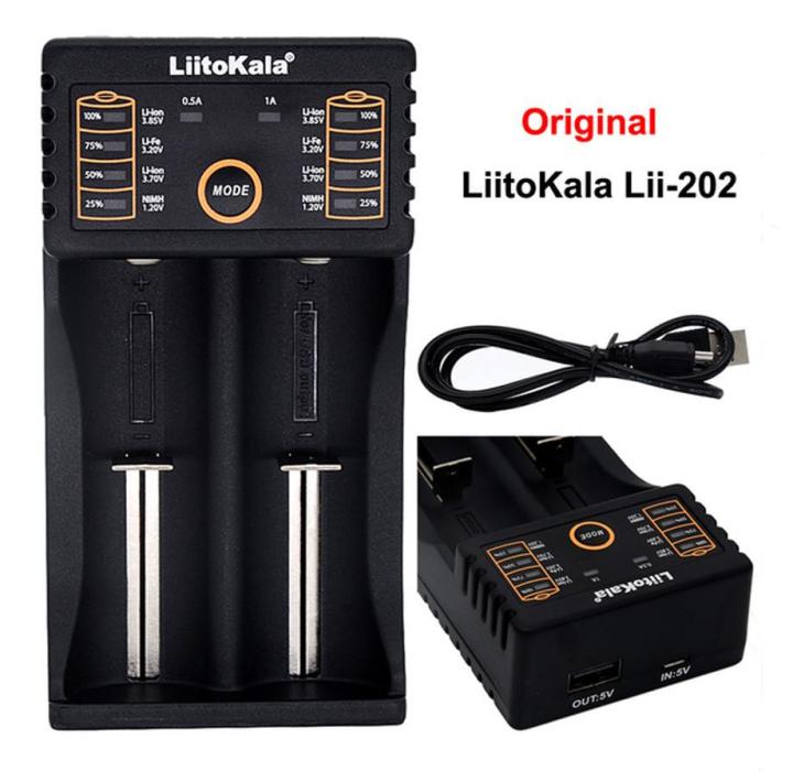 ของแท้-liitokala-lii-202-เครื่องชาร์จ-รองรับถ่าน-aa-aaa-18650-26650-10440-14500-16340-26500