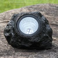 NEW IN Imitation Stone Solar Lawn Garden Spotlight Outdoor Light Landscape Lighting Solar Panels IP65 Waterproof