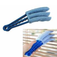 แปรงปัดฝุ่นหน้าต่างแบบถอดได้ Venetian Blind Cleaner Washable With 2 Microfibre Sleeves For Air Conditioner Car AC Vent