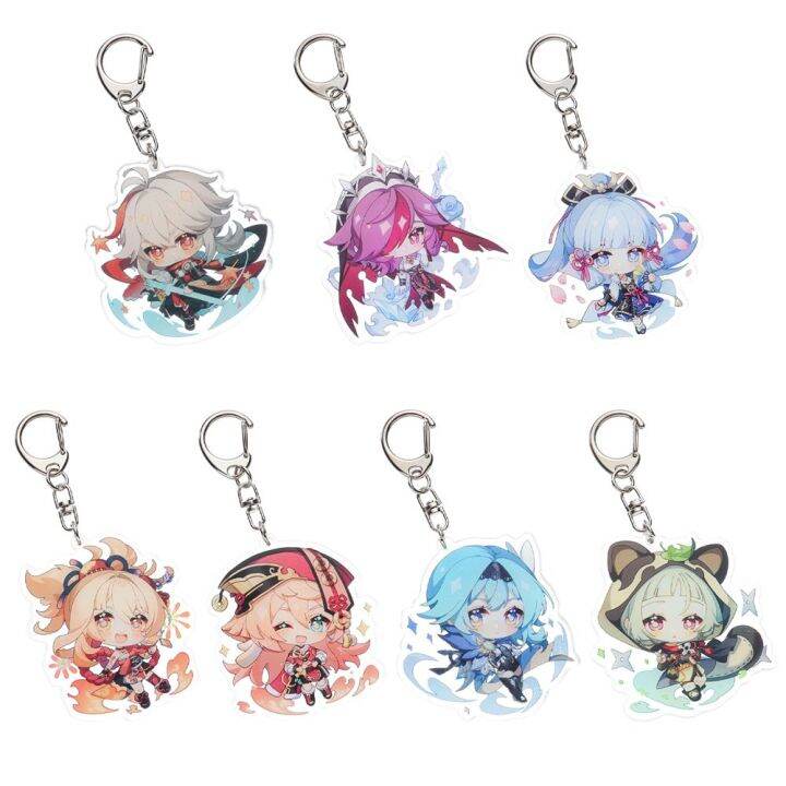 【COD&Ready Stock】Keychain Anime Genshin Impact Cosplay Keychain Kazuha ...