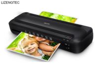 LIZENGTEC Roll Laminator Machine New Professional Office Hot Fast Warm-Up Low Noise for A4 Paper Document Photo