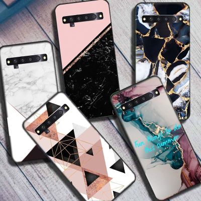 Vintage Marble For TCL 10L Case Soft Silicone Phone Cover for TCL 10 L Lite Pro 5G Bumper For TCL 10pro 10lite TPU Painted Funda Phone Cases