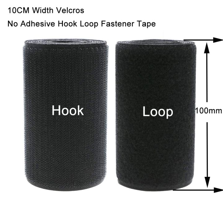 10cm-width-fastener-tape-no-adhesive-hook-loop-fastener-tape-sewing-magic-tape-sticker-strap-sewing-diy-crafts-clothing