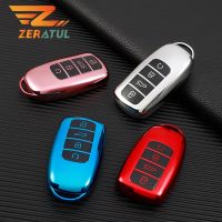 ♙ Zeratul Auto Key Protector Accessories for Chery Tiggo 8 New 5 Plus 7pro TPU Car Smart Key Case Cover Bag Shell Fob Holder