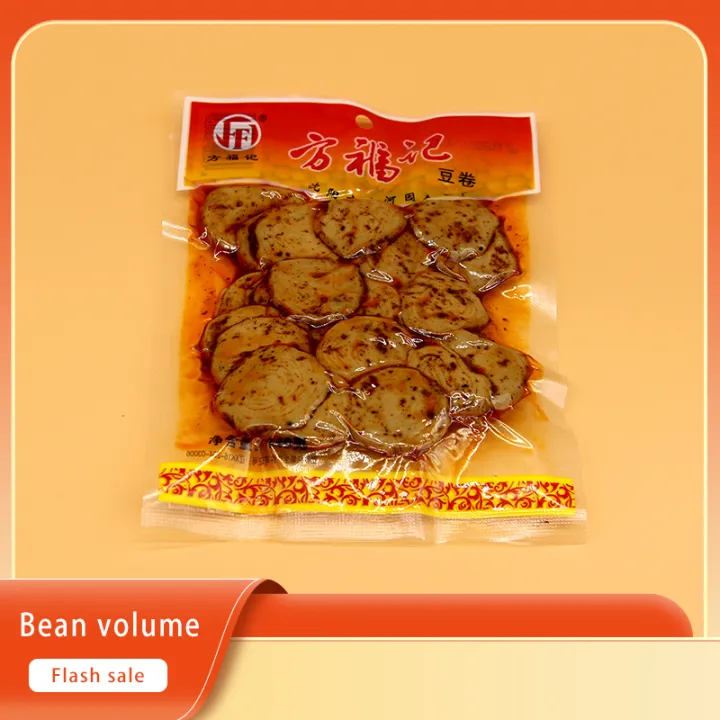 Dried bean curd snack casual snack down meal chasing food open bag