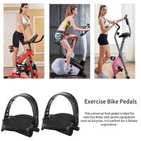 1Pair Bike Pedal Set Anti-slip Pedal Strap High Quality Pedal Set For Gym Bicycle Universal Foot Pedal Perfect For Exercise