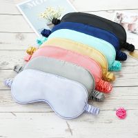 [Koala Travel] 1Pcs เลียนแบบผ้าไหม Sleep Eye Mask แบบพกพา Eyepatch Nap Eye Patch Rest Blindfold Eye Cover Sleeping Mask Night Eyeshade