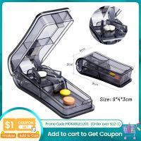 【CW】❀  Pill Cutter Drug Tablet 6 Colors Storage Crusher