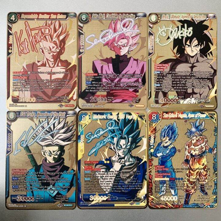 การ์ดโลหะดราก้อนบอลพิเศษชุดอนิเมะ-super-saiyan-การ์ดโลหะลงลายมือชื่อ-goku-ชุดสะสมของเล่นคลาสสิกเกมไพ่การ์ดเกมคอลเลกชัน