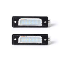 2Pcs LED License Plate Light For BMW 5-Series E34 518i 520i 525i 7-series E32 730i 740i 750i Number Plate Lamp Canbus Error Free