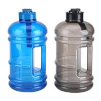 2.2L Large Capacity Water Bottles Outdoor Sports Training Drink Water Kettle Camping Running Workout Water Bottle Black Blue