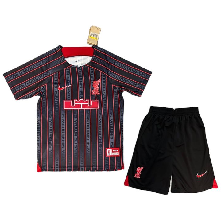 Liverpool X LeBron James Football Jersey Set NBA LBJ Sports Shirt Kits ...