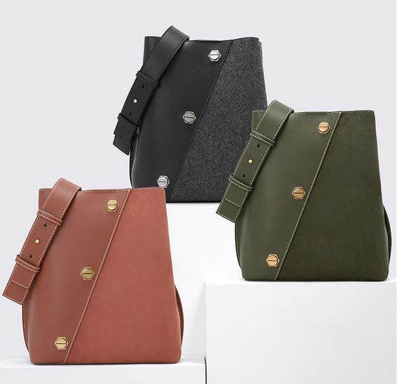 Charles and Keith Studded Textured Hobo Bag Lazada PH