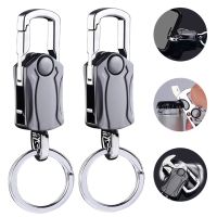 4-in-1 Heavy Duty for Key Chain Anti-Anxiety Fidget Spinner Rotatable Keyring Box Cutter Phone Holer Bottle Opener Keych Key Chains