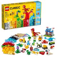 LEGO Classic Build Together 11020 Ensemble de jouets de construction créatifs pour enfants, filles et garçons à partir de 5 ans, cadeau danniversaire, 1 601 pièces