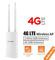 4G LTE Wirless Router Outdoor Access Point IP67 ใส่ชิม ปล่อย Wi-Fi เหมาะสำหรับ พื้นที่ ห่างไกล สัญญาณ เขา รีสอร์ท ฟาร์ม