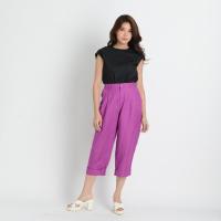 C&amp;D LINEN GAUCHO PANTS (CZTBDV)