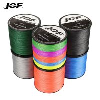 JOF 500เมตรหลายสี PE ถักลวด4เส้น M Ultifilament ญี่ปุ่นสายการประมง8-80LB สานสายการประมง