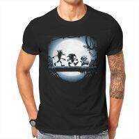 Mens Video Game Print T-Shirt Plus Size Black Short Sleeve T-Shirt For Men Gildan