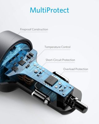 Anker 35W Car Charger powerdrive LL พอร์ต USB C PD สำหรับศัพท์ Samsung