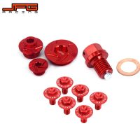 Newprodectscoming CNC Fork Guard Engine Timing Oil Filter Drain Plugs Bolts Set For Honda CRF250L CRF250M 2012 2019 CRF250RALLY 2017 2019 CRM250AR