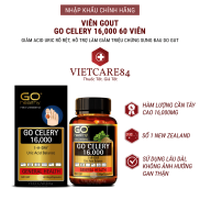 Viên gout nhập khẩu chính hãng New Zealand GO CELERY 16000mggiúp giảm các