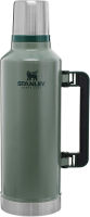 Stanley Classic Vacuum Insulated Wide Mouth Bottle - BPA-Free 18/8 Stainless Steel Thermos for Cold &amp; Hot Beverages – Keeps Liquid Hot or Cold for Up to 24 Hours – Hammertone Green