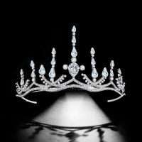 Mewah Kristal Pengantin Tiaras Mahkota Wanita ราชินีชั้นหนึ่งการประกวดแม่มดบาโรก