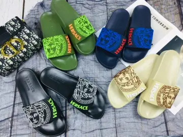 Versace slides store mens sale