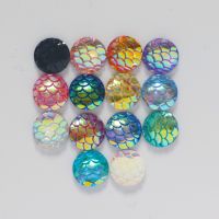 【CW】 100pcs 10mm Colors Scale Flat back Rhinestone Round Embellishment Scrapbooking Crafts Z105