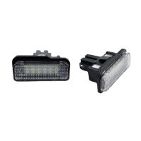 2ชิ้น18 LED แบบ SMD ป้ายทะเบียนรถ Bemper Belakang ไฟชุดหลอดไฟแทนการประกอบสำหรับ C-Class E-Class CLS-Class