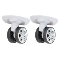 【CW】 2x Luggage Wheels A19 Rotation Heavy Duty Mute for Suitcase