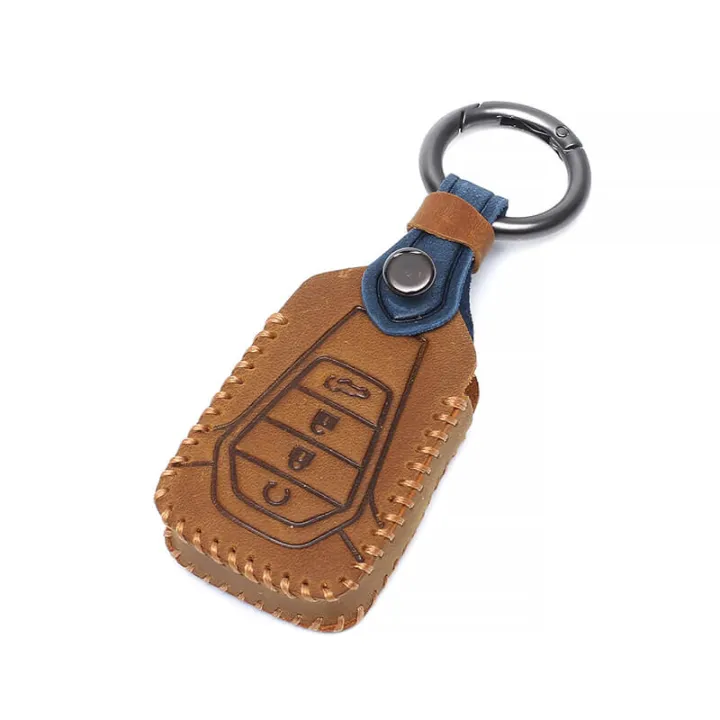 For Isuzu X Series Dmax Mux 2022 Genuine Leather Car Key Cover Case D ...