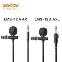 Godox LMS-12A AX AXL ไมโครโฟนลาวาเลียร์ที่กระจายสัญญาณทั่วทุกทิศทางเข้ากันได้กับระบบและอุปกรณ์ไมโครโฟนไร้สายที่มี TRS 3.5Mm