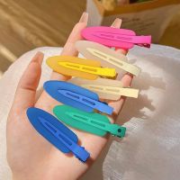 【hot】○◈℗  Non-trace Clip Hairpin Children Broken Hair Headdress Color Duckbill Side Bang