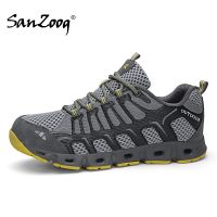 ﹉○ Spring Summer Outdoor Men Trekking Shoes Hiking Walking Mountain Buty Trekingowe Meskie Damskie Treking Trail Running