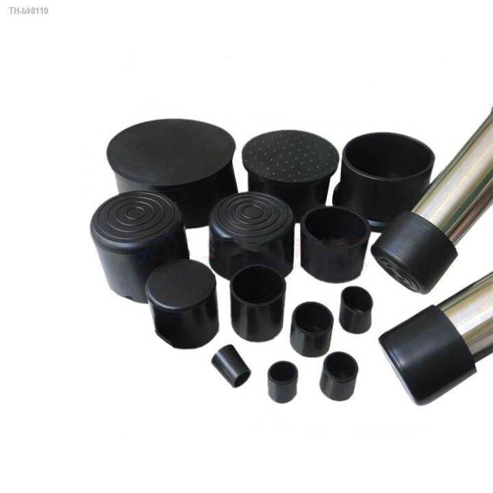 2-4-8pcs-round-black-chair-table-feet-stick-pipe-tubing-end-cover-caps-cap-pvc-rubber-inner-diameter-6mm-80mm