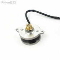 YK36H17HM 0.9 Deg Mini 36MM Round Thin 2-Phase 4-Wire Stepper Motor Micro Stepping Motor Metal Copper Pulley 3D Printer Robot