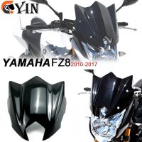 อุปกรณ์เสริมสำหรับรถจักรยานยนต์ยามาฮ่า FZ8 2010 2011 2012 2013 2014 2015 2016 2017 FZ 8 10-17อุปกรณ์เสริมกระจกหน้ารถกีฬาสีดำ