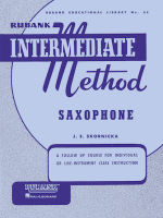 RUBANK INTERMEDIATE METHOD – SAXOPHONE