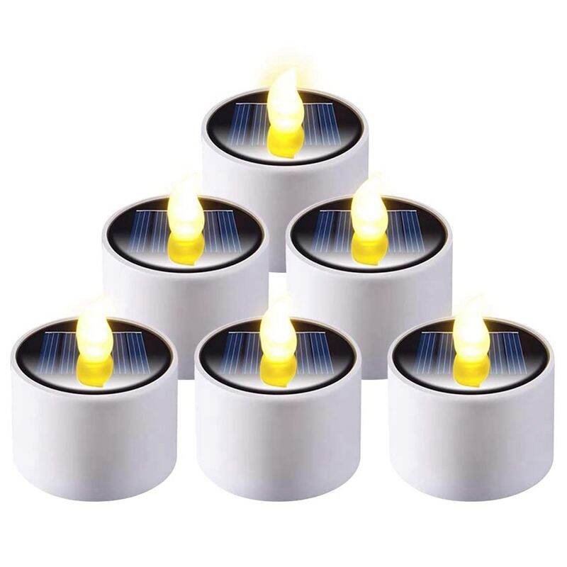 solar powered led tea lights