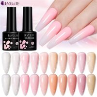 Prettyoung LILYCUTE เล็บ PO-LISH สีสีเจล10สีเล็บเจล U-V กาวทาเล็บติดทนนานโคมไฟ U-V เจลเจลเคลือบเล็บใช้งานได้