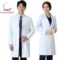 【YF】 gown long short sleeve doctors overall beauty service dental plastic hospital work clothes lab coat high-end uniform