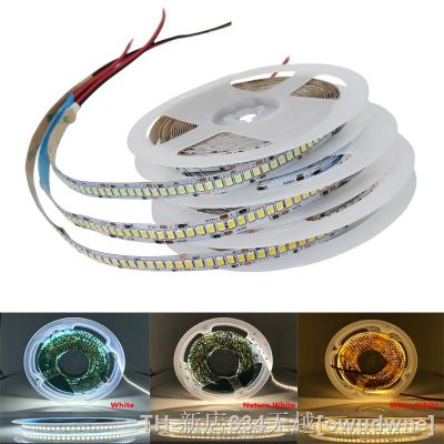 【LZ】♘  DC 5V 12V 24V Led Strip Light 2835 5m White LED Strip Tape Diode Not Waterproof Lamp Light Strips Kitchen Home Decor TV Ledstrip