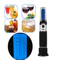 Refractometer 0-32% Brix Beer Brewing Wort SG 1.000-1.120 Specific Gravity Meter Liquor Alcohol Concentration Fruit Suger